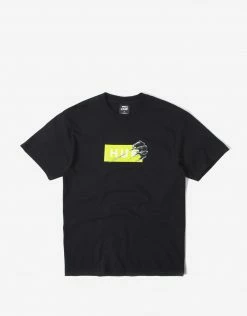 HUF X Godzilla Bar Logo T Shirt - Black