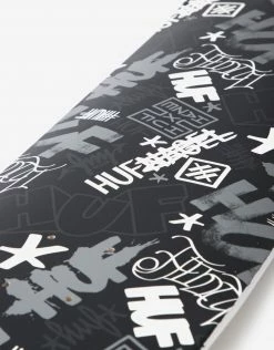 HUF X Haze Skate Deck - Black