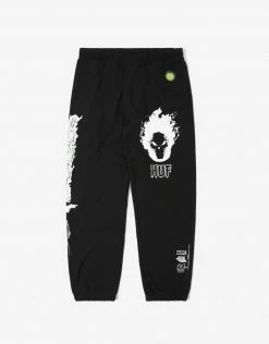 New Arrivals HUF X Marvel Ghost Rider Fleece Pant - Black