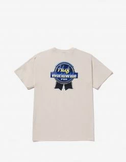 HUF X PBR Chrome Ribbon T Shirt - Natural