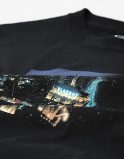 HUF X Playboy Bright Lights Long Sleeve T Shirt - Black