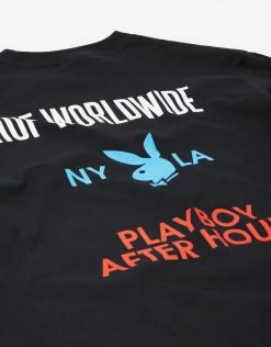 HUF X Playboy Bright Lights Long Sleeve T Shirt - Black