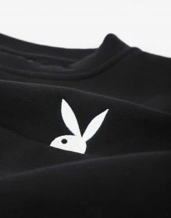 HUF X Playboy Rabbit Head Crewneck Sweatshirt - Black