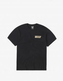 HUF X Playboy VVS Logo T Shirt - Black