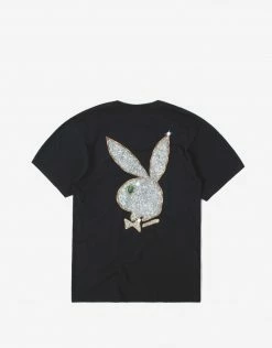 HUF X Playboy VVS Logo T Shirt - Black