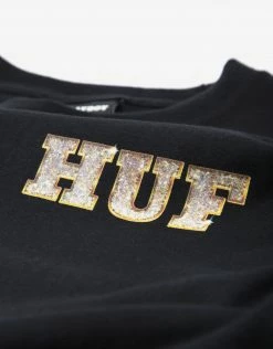 HUF X Playboy VVS Logo T Shirt - Black