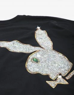 HUF X Playboy VVS Logo T Shirt - Black