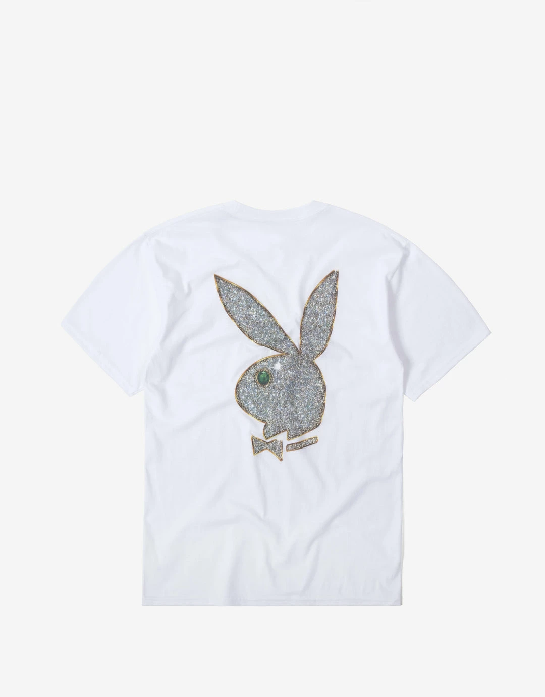 HUF X Playboy VVS Logo T Shirt - White 2 HUF X Playboy VVS Logo T Shirt - White