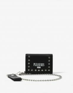 HUF X Pleasures Armstrong Wallet - Black