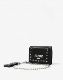 HUF X Pleasures Armstrong Wallet - Black
