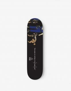 HUF X Pleasures Gang Control Skate Deck - Black