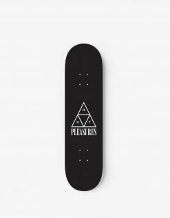 HUF X Pleasures Gang Control Skate Deck - Black