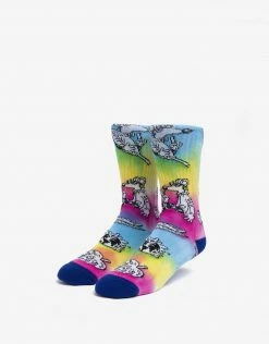 HUF X Steven Harrington Tie Dye Crew Sock - Tie Dye