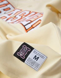 HUF X Thrasher Centre Field Baseball Jersey - Natural