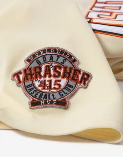 HUF X Thrasher Centre Field Baseball Jersey - Natural