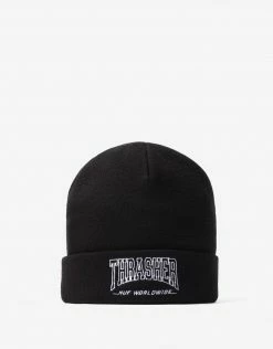 HUF X Thrasher Field Crew Beanie - Black