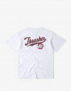 New Arrivals HUF X Thrasher Portola T Shirt - White