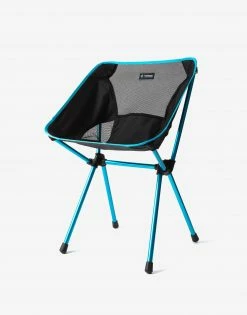 Helinox Café Chair - Black/Cyan Blue New Arrivals