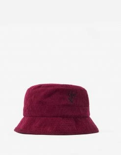 HUF Women's 1984 Cord Bucket Hat - Bloodstone