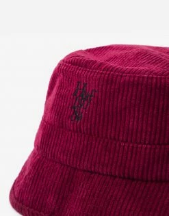 HUF Women's 1984 Cord Bucket Hat - Bloodstone