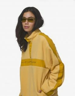 HUF Women's Cascade Polar Fleece - Dijon