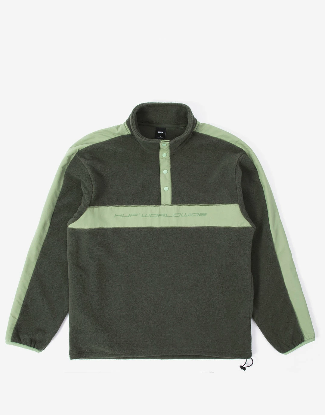 HUF Women's Cascade Polar Fleece - Thyme Clothing 1 HUF Women's Cascade Polar Fleece - Thyme Clothing