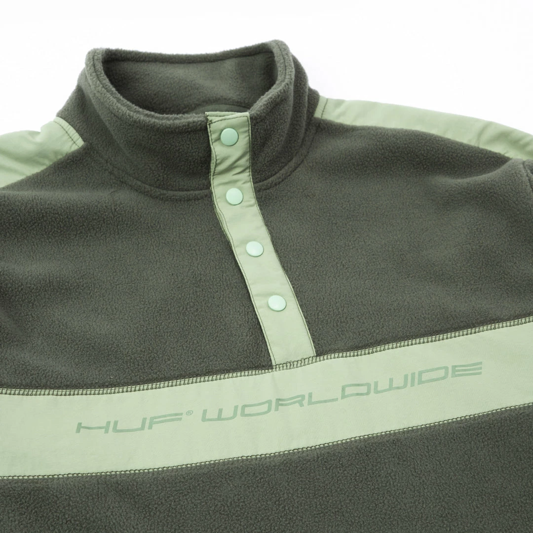 HUF Women's Cascade Polar Fleece - Thyme Clothing 3 HUF Women's Cascade Polar Fleece - Thyme Clothing