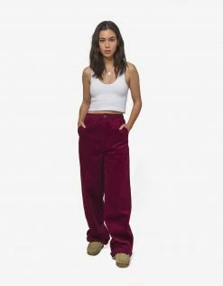 HUF Women's Corduroy Baggy Pant - Bloodstone Clothing