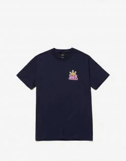 HUF Crown Logo T Shirt - Navy
