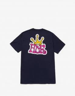 HUF Crown Logo T Shirt - Navy