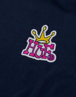 HUF Crown Logo T Shirt - Navy