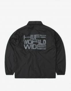 HUF Disorder Coaches Jacket - Black