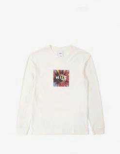 HUF Women's Daisy Age Long Sleeve Relaxed T Shirt - Natural