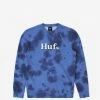 HUF Women's In Bloom Crewneck - Navy Blazer Clothing