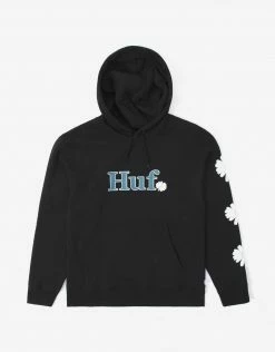 HUF Women's In Bloom Pullover Hoody - Black