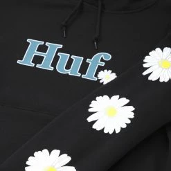 HUF Women's In Bloom Pullover Hoody - Black