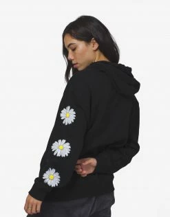 HUF Women's In Bloom Pullover Hoody - Black