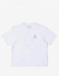 HUF Women's Triple Triangle Relax T Shirt - White