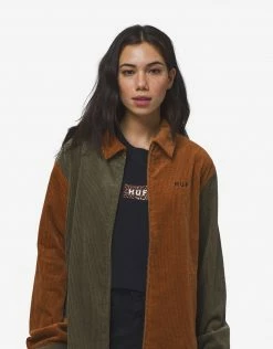 HUF Women's Vandenberg Corduroy Jacket - Toffee