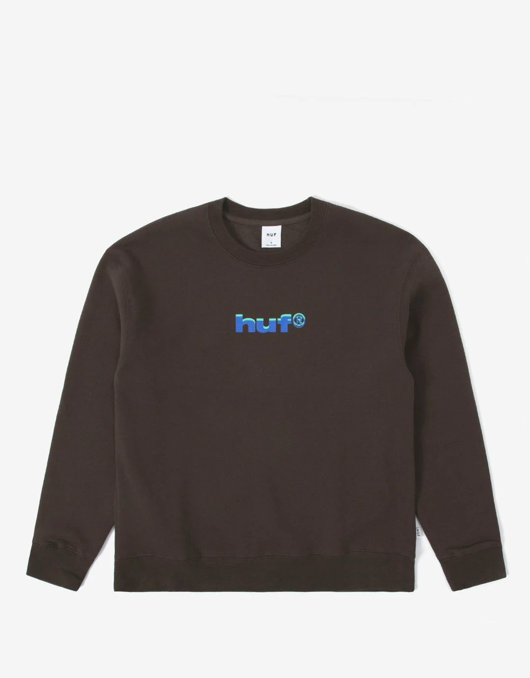HUF Women's Unsung Crewneck - Brown 1 HUF Women's Unsung Crewneck - Brown