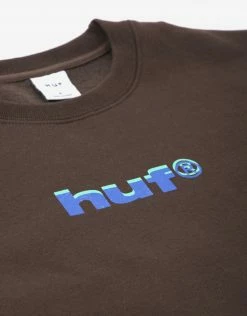 HUF Women's Unsung Crewneck - Brown 6 HUF Women's Unsung Crewneck - Brown