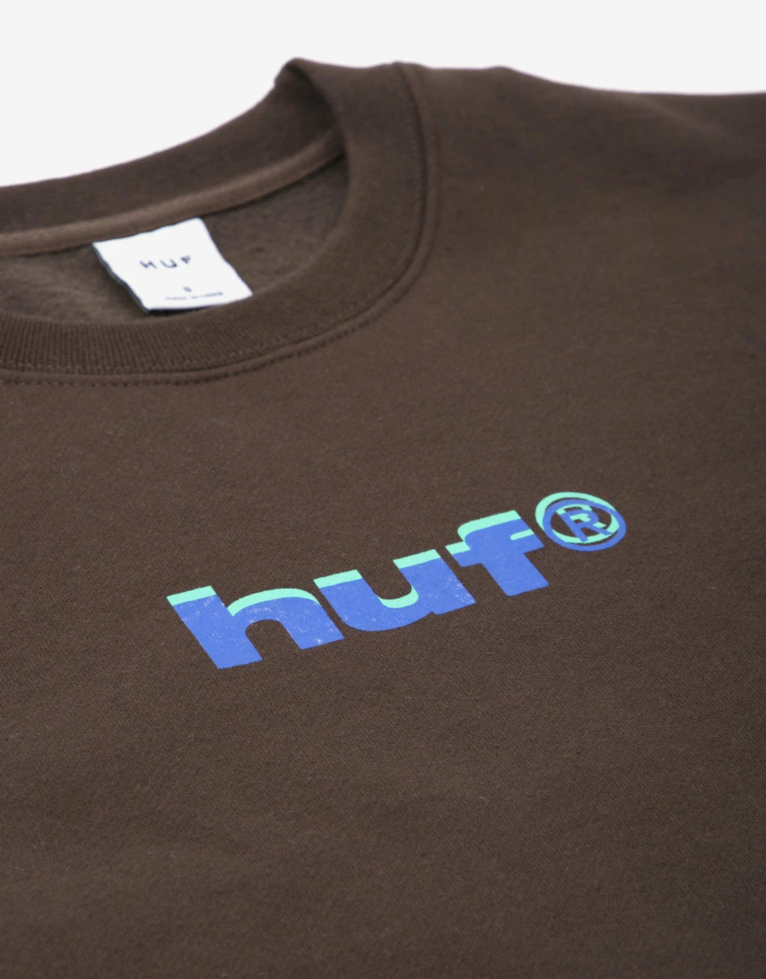 HUF Women's Unsung Crewneck - Brown 3 HUF Women's Unsung Crewneck - Brown