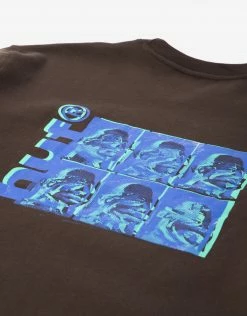 HUF Women's Unsung Crewneck - Brown 7 HUF Women's Unsung Crewneck - Brown