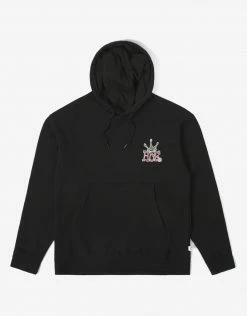 Clothing HUF Women's Crown Pullover Hoodie - Black