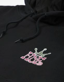 Clothing HUF Women's Crown Pullover Hoodie - Black 6 Clothing HUF Women's Crown Pullover Hoodie - Black