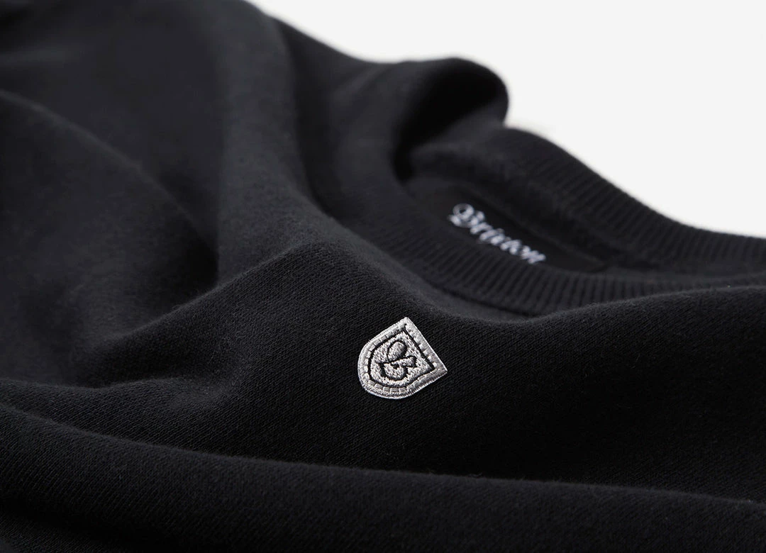 Brixton B-Shield Crewneck Sweatshirt - Black 2 Brixton B-Shield Crewneck Sweatshirt - Black