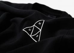 Clothing HUF Essentials Triple Triangle Crewneck Sweatshirt - Black