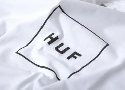 HUF Essentials Box Logo T Shirt - White