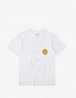 Clothing It's Great Up North Pocket T Shirt - White/Black