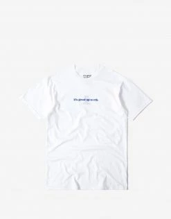 It's Great Up North Reverse T Shirt - White/Blue